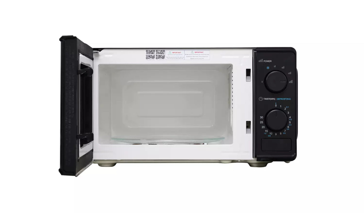 Opti-Cookworks 700W Manual Microwave - Black