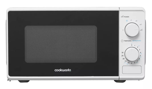 Opti-Cookworks 700W Manual Microwave - White