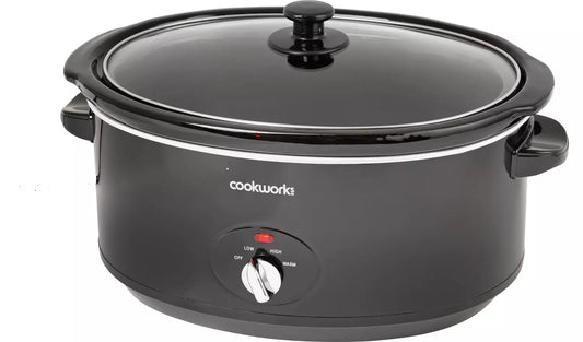 Opti-Cookworks 6.5L Slow Cooker - Black