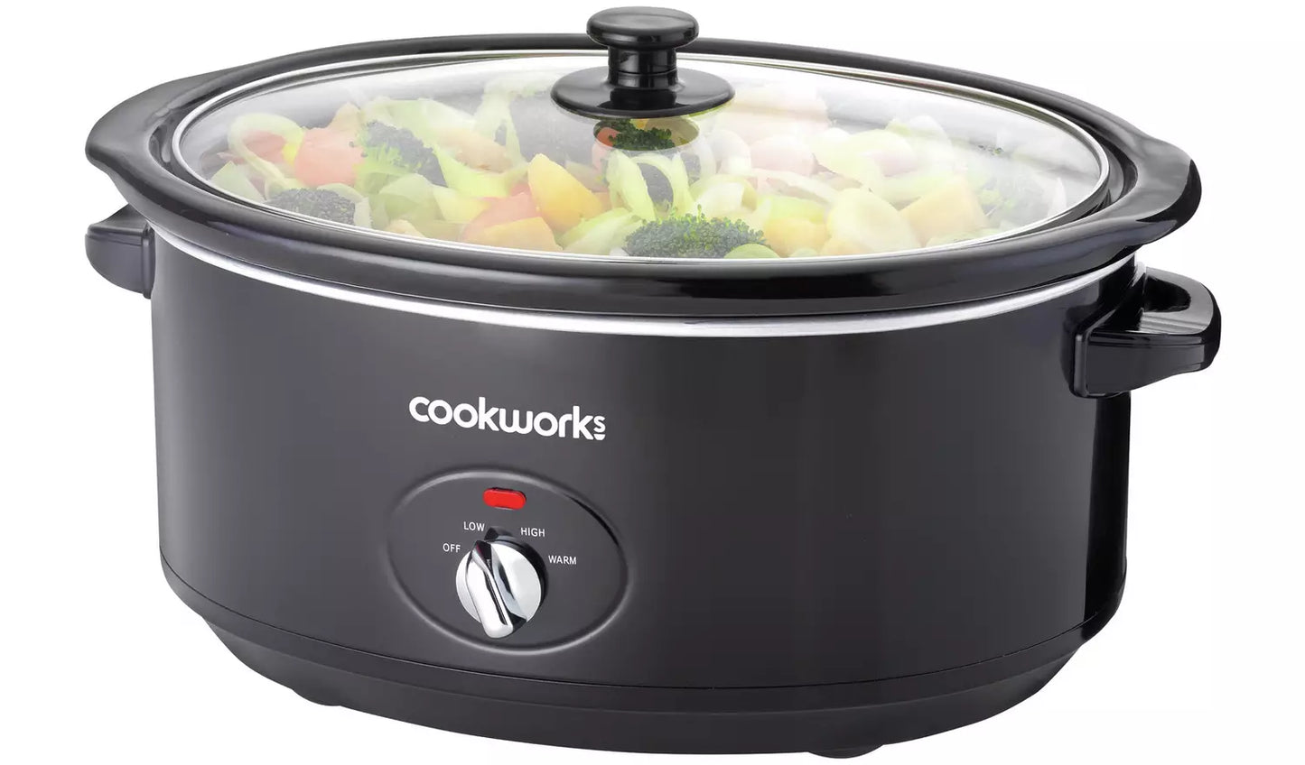 Opti-Cookworks 6.5L Slow Cooker - Black