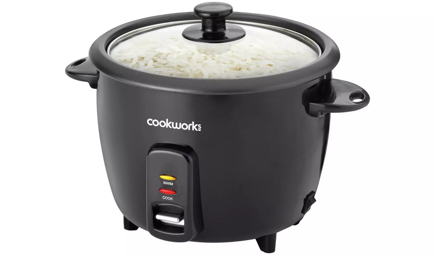 opti-Cookworks 1.5L Rice Cooker - Black