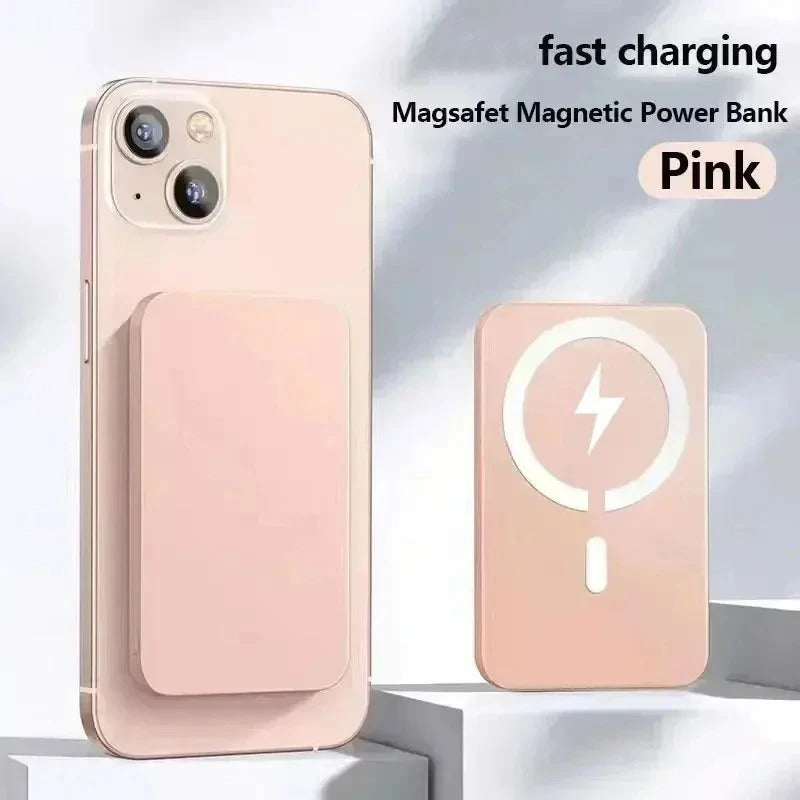 OPTI- 50000mAh Power Bank 20W Powerbank Magnetic Wireless Fast Charging External Battery Pack Type-C For iPhone13 14 15 Xiaomi SAMSUNG