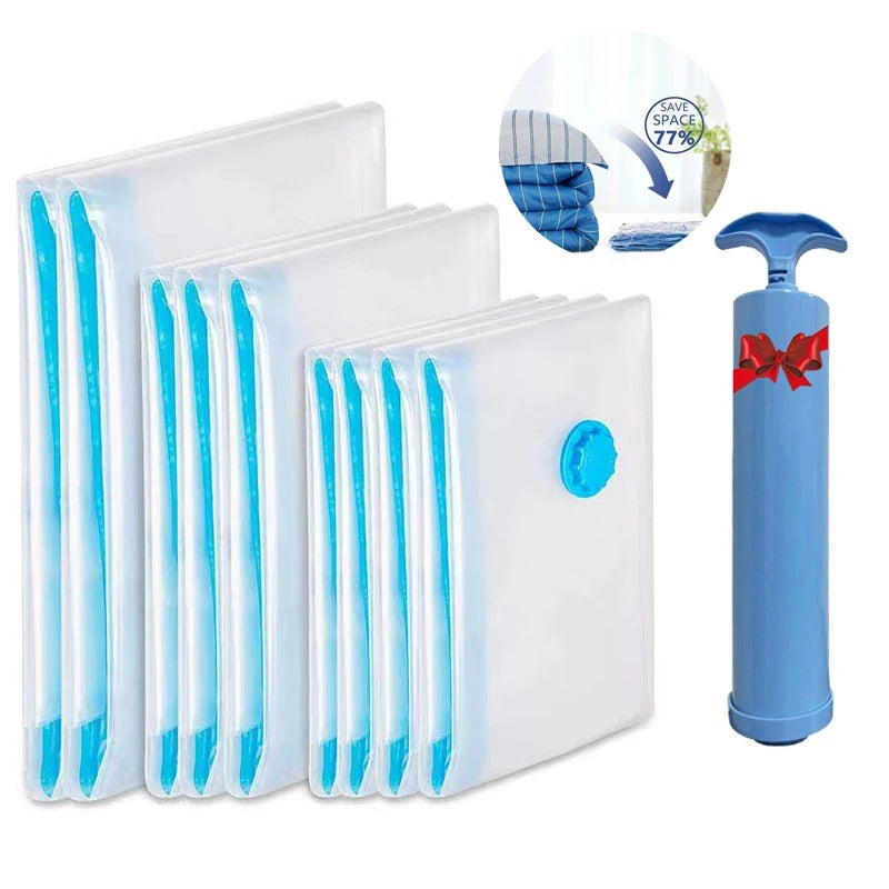 OPTI-Vacuum Storage Bags Wardrobe Organizer Vacuum Seal Bag Space Saving Bags for Clothes Pillow Blanket Travel Vacuum Bag Package