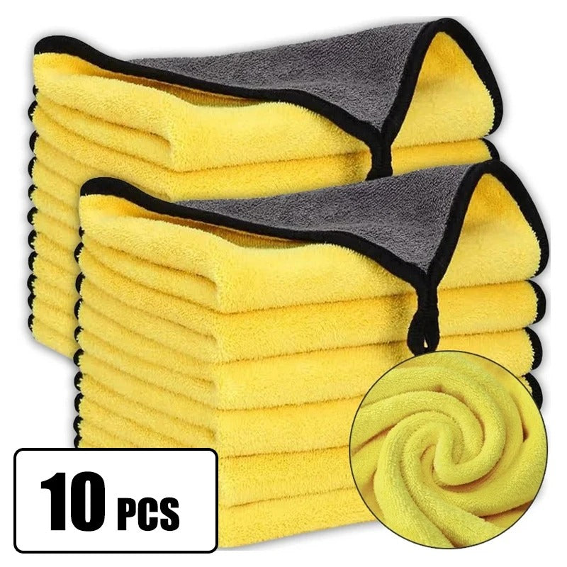 OPTI-Car Wash Microfiber Towel 30x30/60CM Car Cleaning Drying Cloth Hemming Car Care Cloth Detailing Car Wash Towel