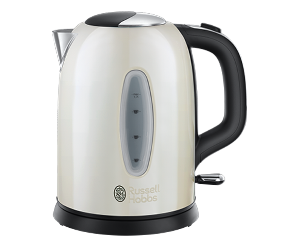 Opti-Russell Hobbs Worcester Cream Stainless Steel Kettle 25512