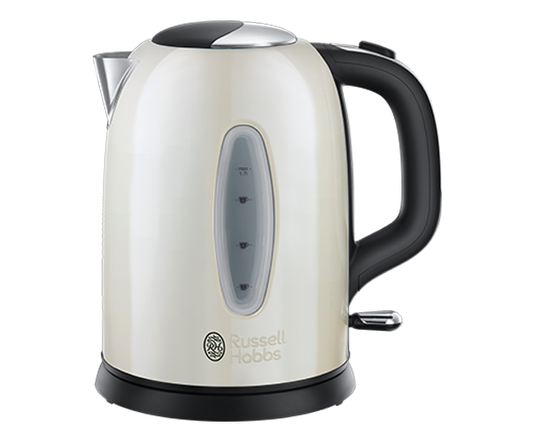 Opti-Russell Hobbs Worcester Cream Stainless Steel Kettle 25512